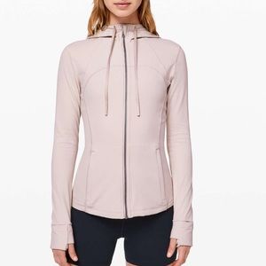 Lululemon hooded define jacket Nulu Pink Bliss/Feather Pink Size 12